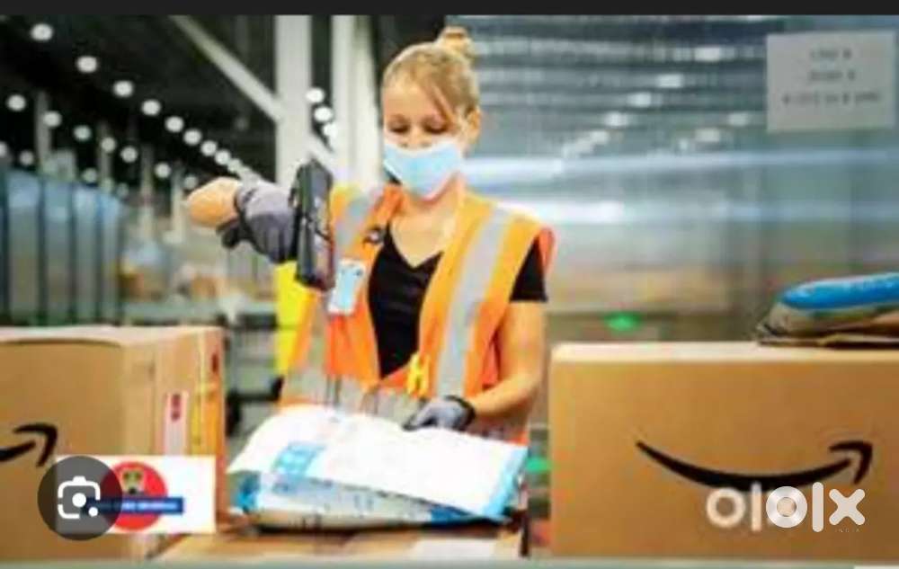 Grocery company parsel packing job