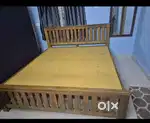 King size cot teak wood