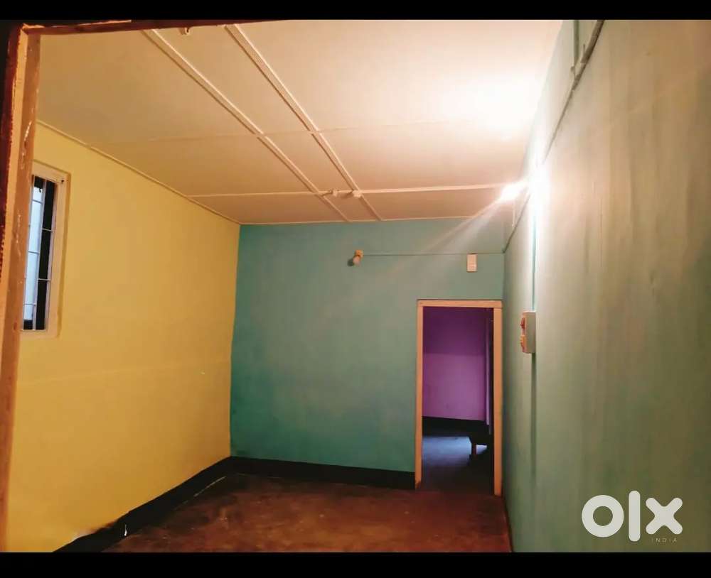 Two' room one kitchen. Attached bathroom. Running water.