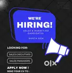Hiring Sales Executives & Manager