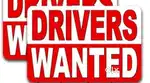 Wanted drivers for parcel godown