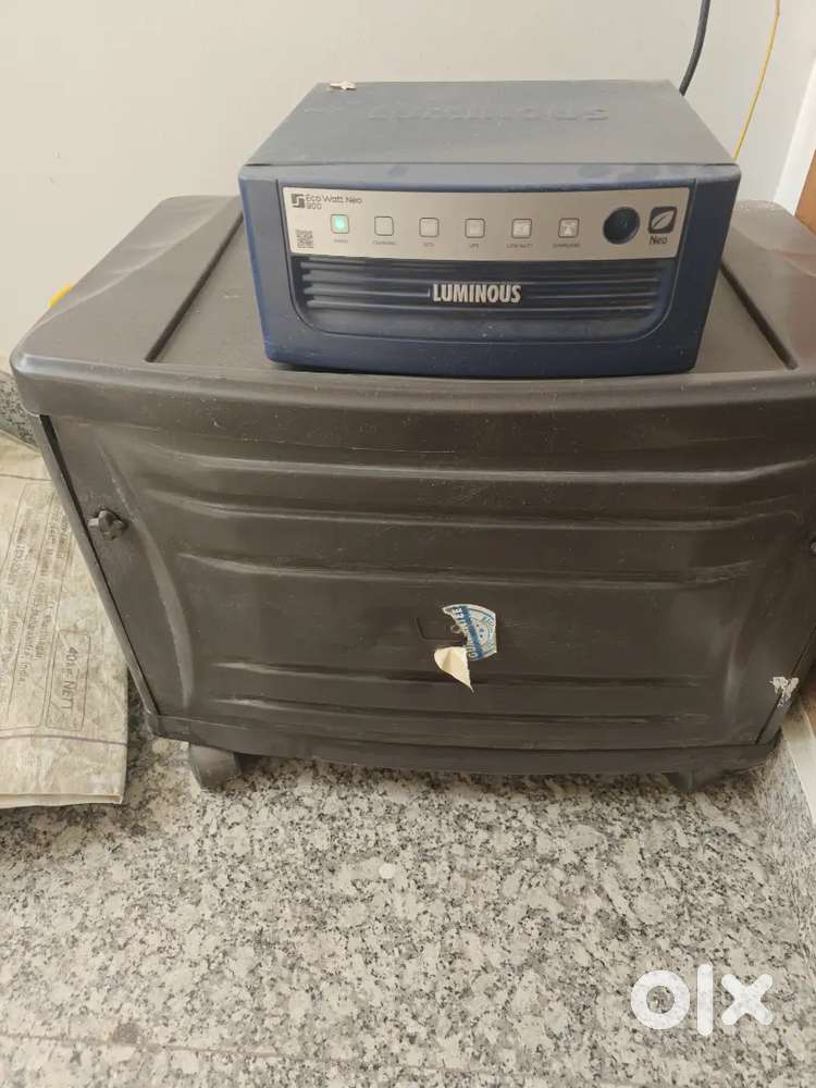 Luminous inverter 1 year old 2024 purchase 12 v battery