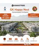 GK Happy Nest is a premium residential plots saravanaamptti