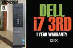 CPU i7 3rdGEN | warranty 1 year | grphics 2gb  | computer pc