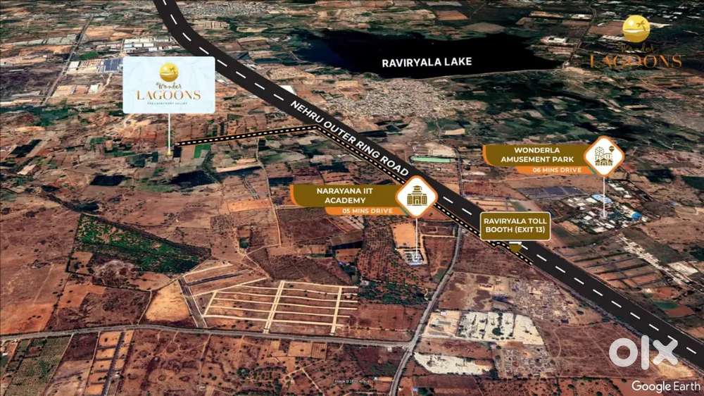 HMDA APPROVED LAYOUT LOCATED @ RAVIRYALA