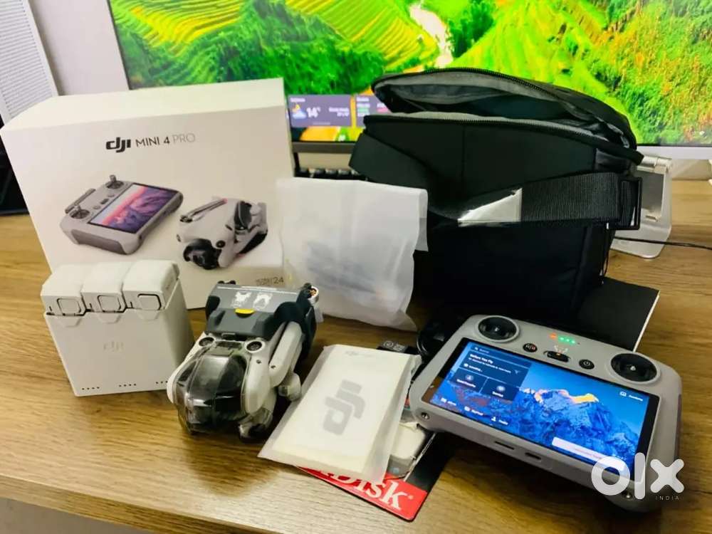 DJI Mini 4 Pro Fly More Combo Camera Drone (with RC 2 Remote) + 128GB