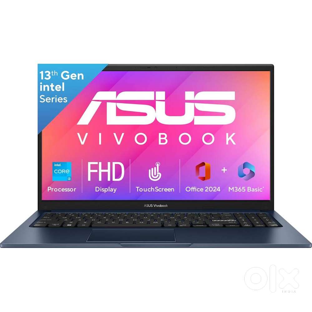 ASUS Vivobook 15, Intel Core i3 13th Gen touch laptop in warrenty , 8G