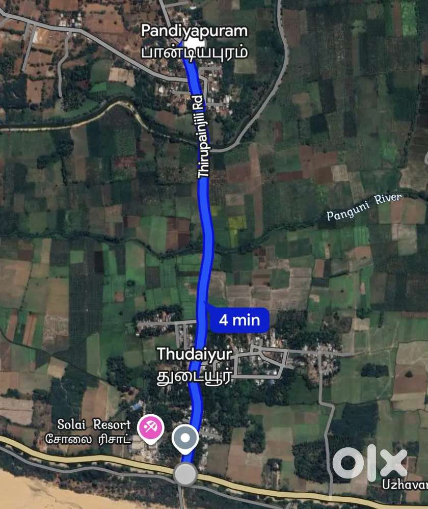 திருச்சி to சேலம் NH இருந்து 1.2 கிமீ தொலைவில் பாண்டியபுரம் 130 சென்ட