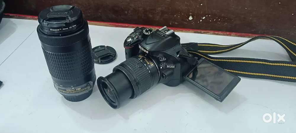 Nikon 5200d with 18-55 and 70-300mm