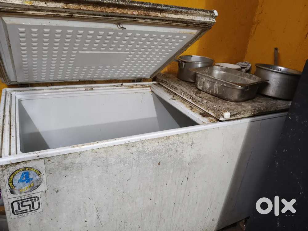 Deep fridge double door