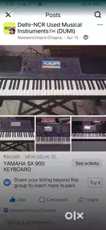 YAMAHA SX 900 KEYBOARD