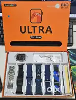 Ultra 7 in 1 Smartwatch with 7 different straps