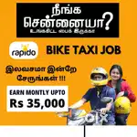 RAPIDO AMBATTUR BIKE TAXI & DELIVERY ANYTIME LOGIN WITH DAILY PAYMENT
