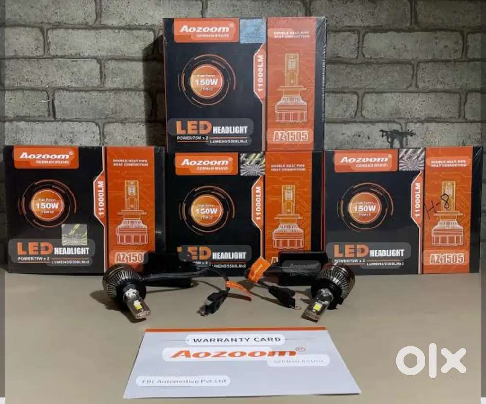 Aozoom 150 watt led Az 1505 for all cars H7 H8 9005 Hb3 H11 car leds