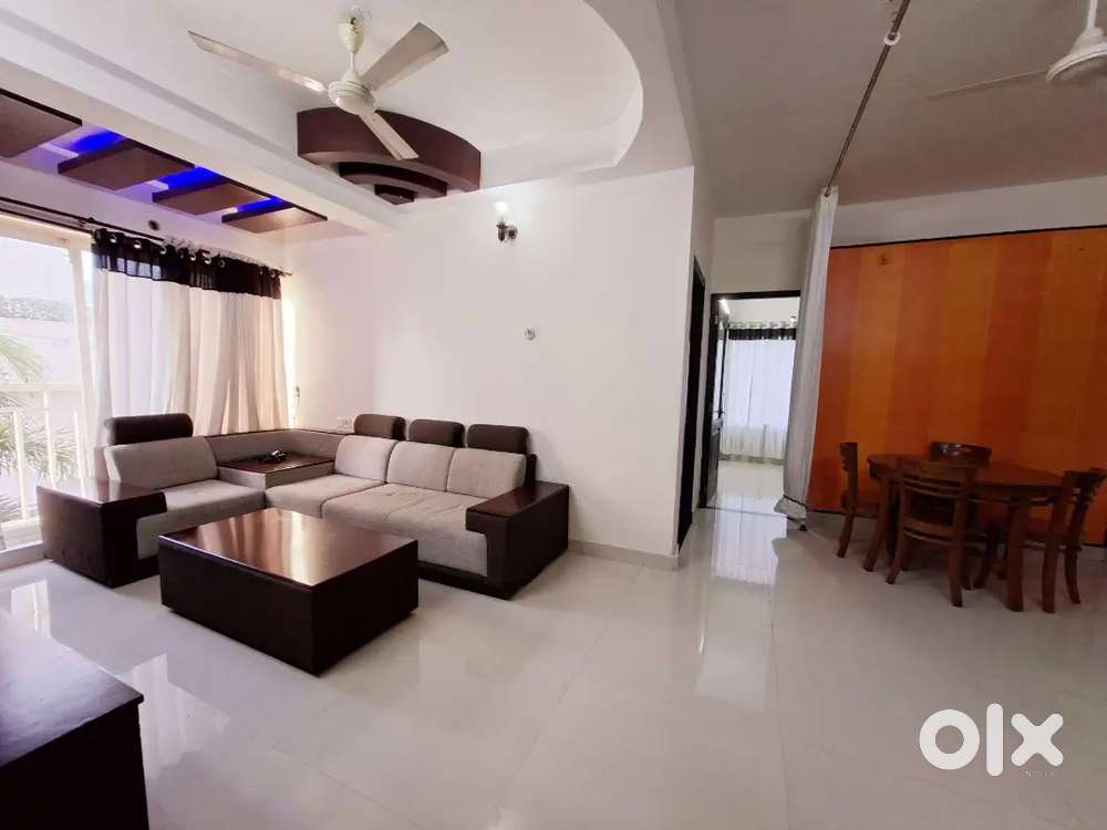 At Kuravankonam 2BHK semi furnished flat for rent