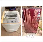 SINGLE DOOR FRIDGE &TOP LOAD WASHING MACHINE AVAILABLE FOR SALE.