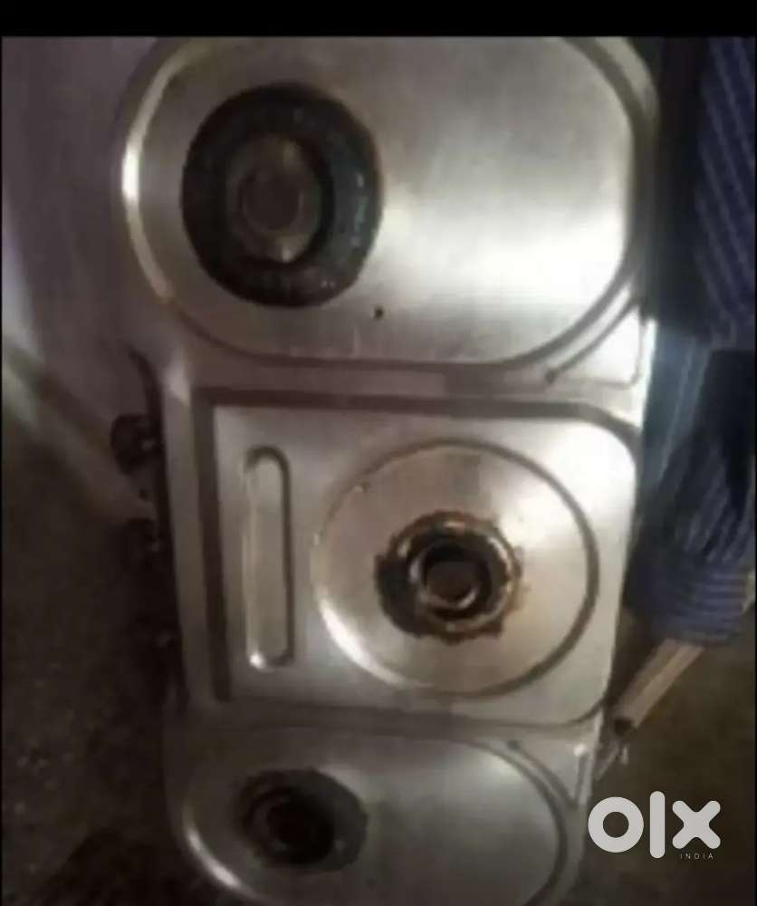 Gas stove  3 chulha