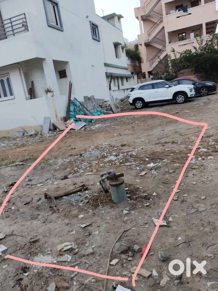 Plot with borewell for sale