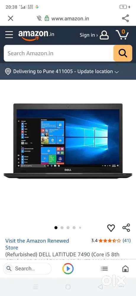 Laptop dell latitude 7490