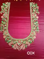 Computer embroidery works blouses