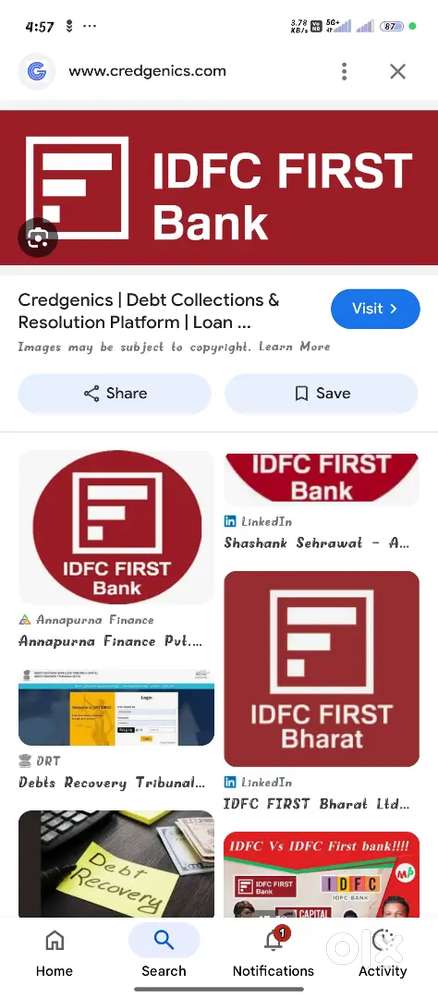 Need Some Debt Recovery Agents in banking sector