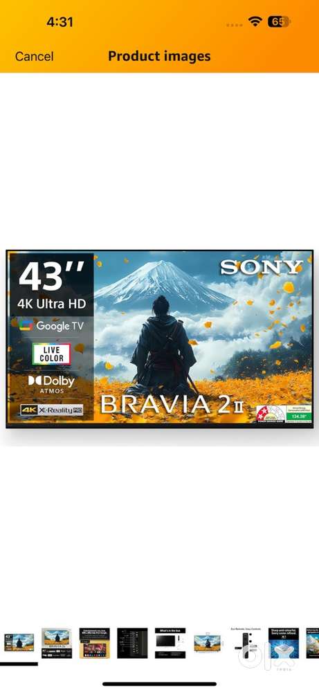 Sony  smart tv Bhavia 2