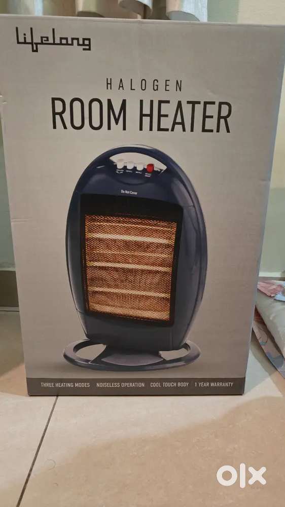 Lifelong 1200W Halogen Room Heater – New Condition