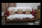 Stylish and comfortable 5-seater sofa set- 12000