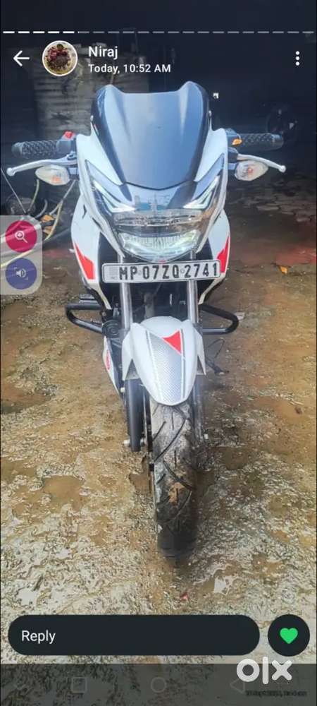 Bike in white colour