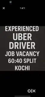 Uber driver vacancy