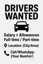 WANTED ACCOUNTENT AND DRIVERS