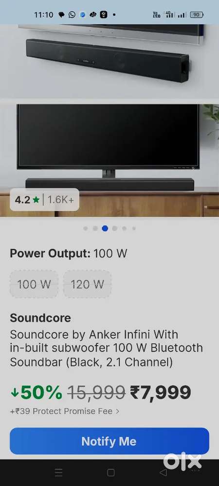 Superbar infini quality use in 6 month