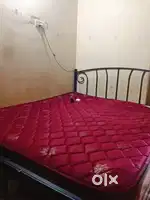 Bed with mattress