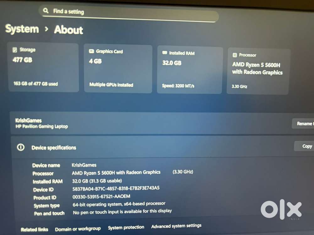 HP Pavilion Gaming Laptop