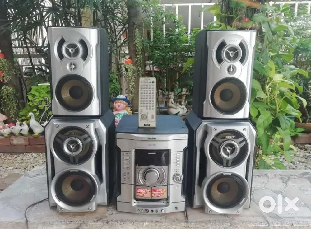 Sony MHC RV60 4800 W Sound System with FM, AM, AUX (For Bluetooth)