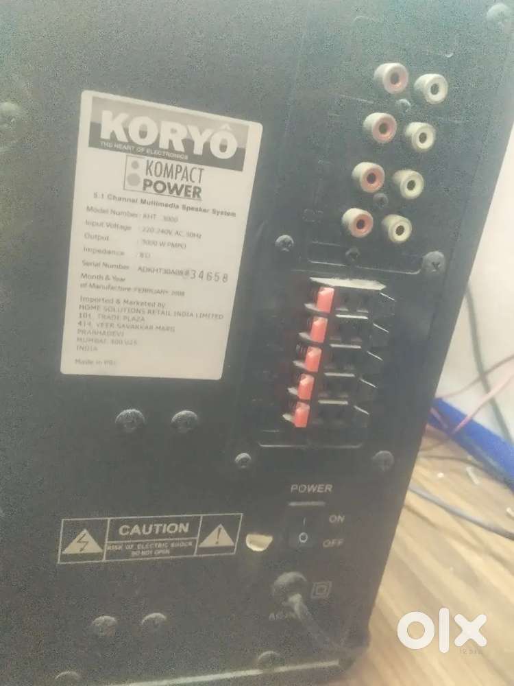 Sony music system /Sony Blu Ray DVD player/koryo home theatre 5.1