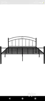 Urgent Seal king size iron bad with 2 plywood