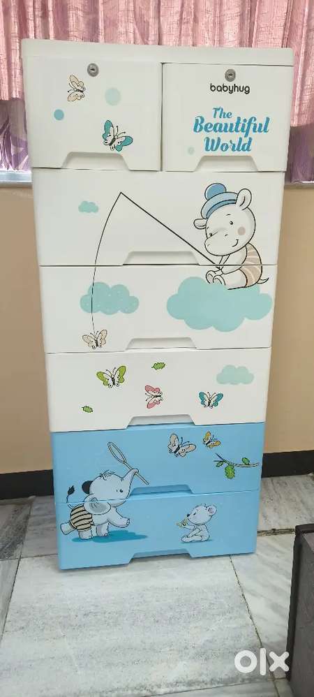 Babyhug kids wardrobe - 7 layers cabinet