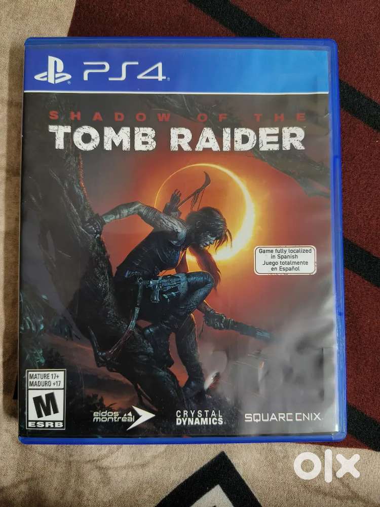 PlayStation game discs Days gone and Shadow of the tomb raider