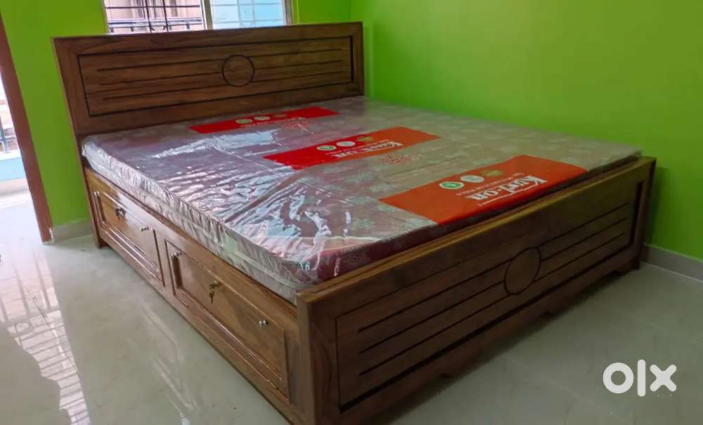 Brand New Segun wood box bed @ 36000 onwards