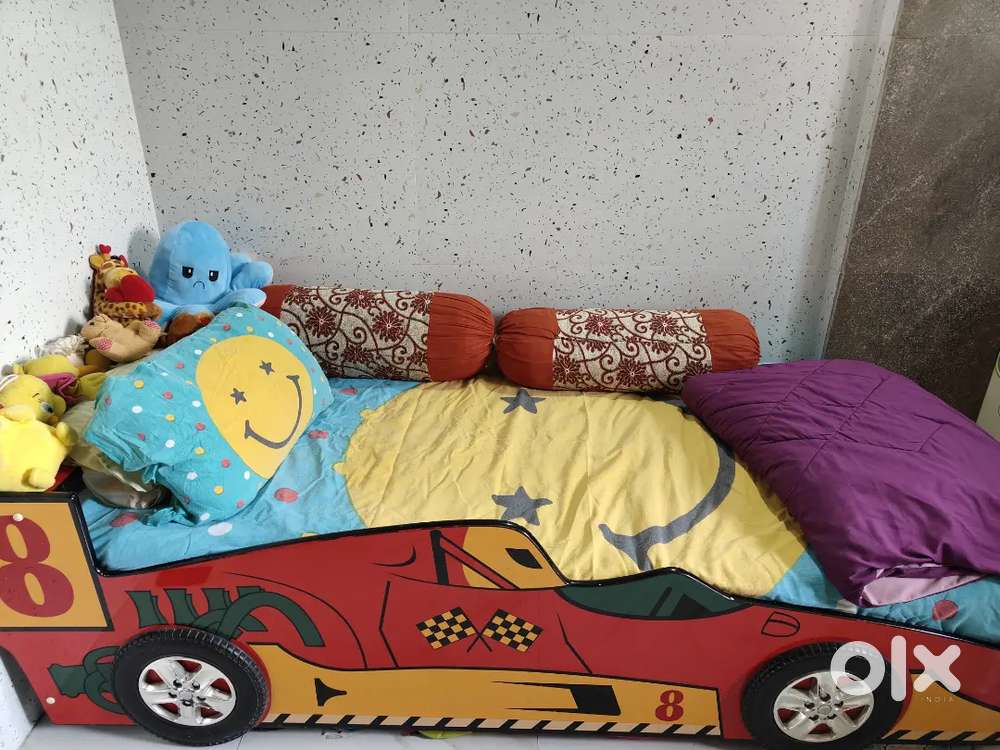 Kids Car Bed with Storage