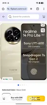 Realme 14 pro lite  curved display 2month old