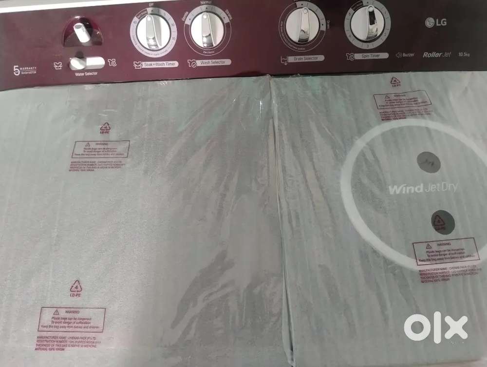 LG 10.5 kg unused fresh showroom condition washing machine