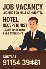 Hotel receptionist