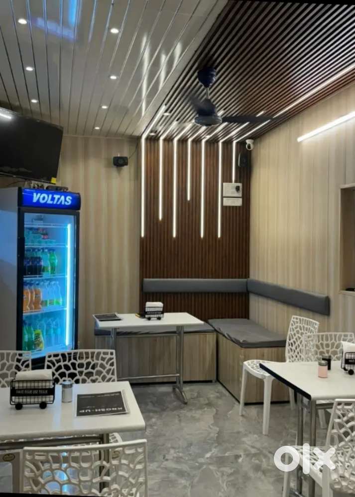 A Running cafe and restaurant for rent in sahpur jatt