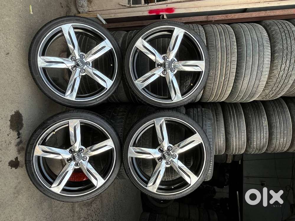 AUDI ALLOYS & TYRES ORIGINAL CONDITION 20 INCHES