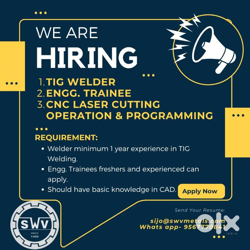URGENT HIRING
