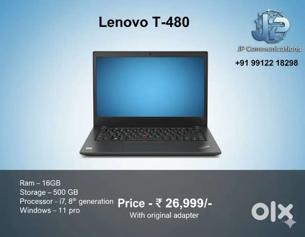 LENOVO – T480 i7 8th gen