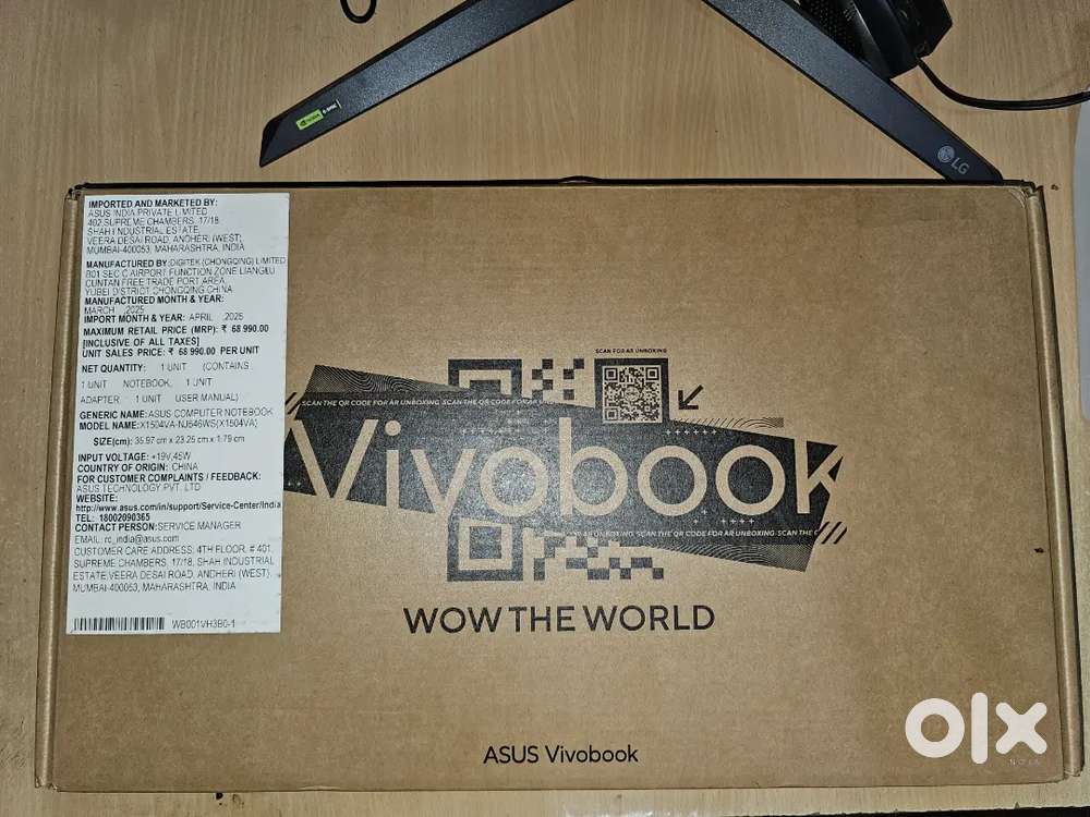 Asus Vivobook 15 i5 13th generation 16gb ram intel iris xe graphics