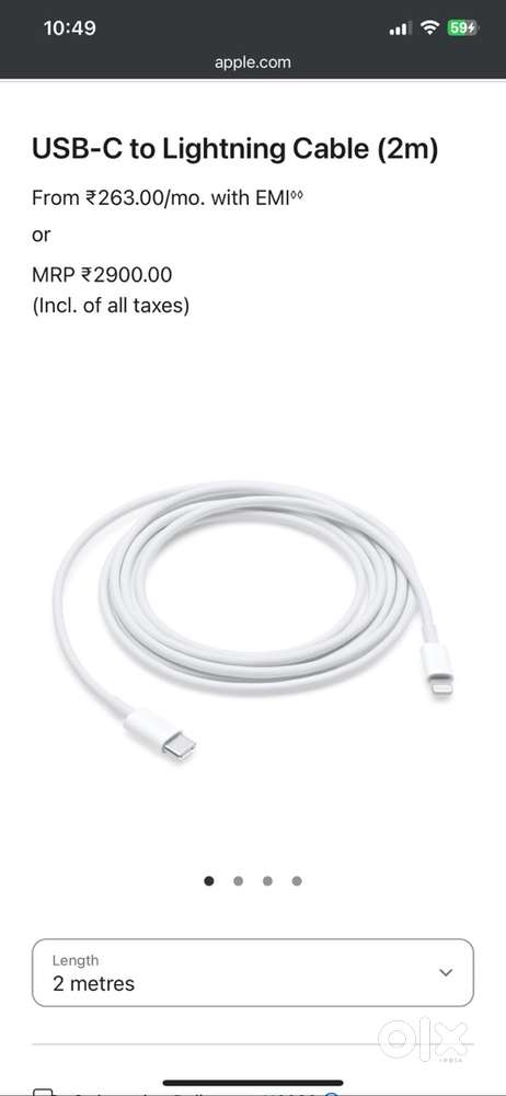 Iphone lighting cable original